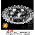 A9-404-1 clear round plastic tray for dry fruit